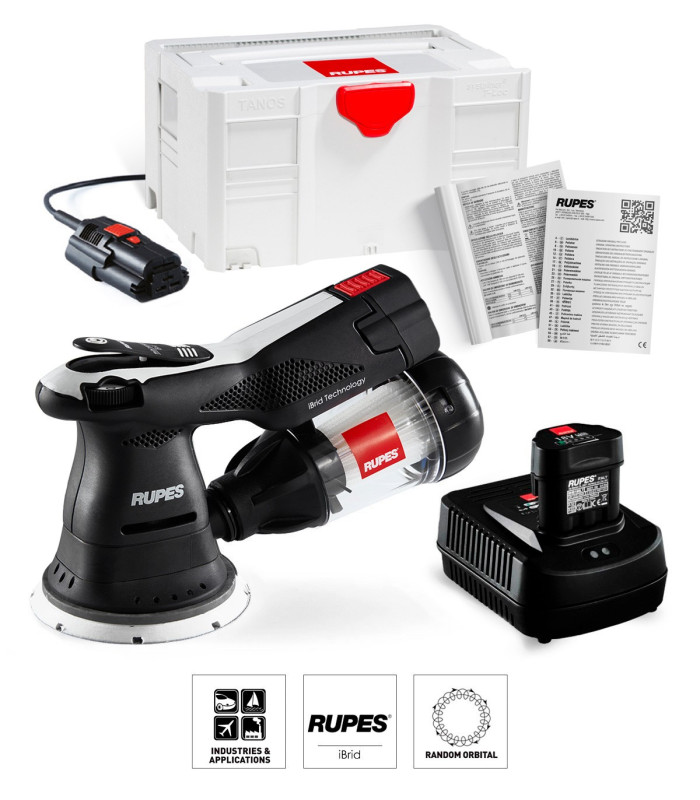 Rupes HSR73 iBrid Mini Akkus Excentercsiszoló (BLX szett)