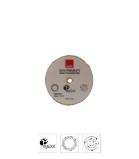 Rupes 9.NW80M DA MEDIUM Wool Gyapjúkorong - Sárga (Ø80mm - Közepes)