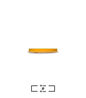 Rupes 9.NW80M DA MEDIUM Wool Gyapjúkorong - Sárga (Ø80mm - Közepes)