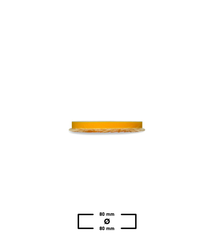 Rupes 9.NW80M DA MEDIUM Wool Gyapjúkorong - Sárga (Ø80mm - Közepes)