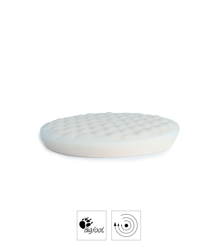 Rupes 9.WF180S WAFFLE ULTRA-FINE Polírszivacs - Fehér (Ø155mm - Finom)