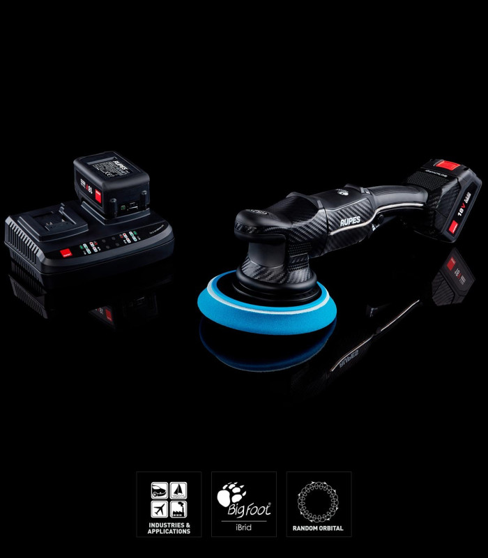 Rupes HLR21 iBrid Akkus Polírozógép (BAS szett)
