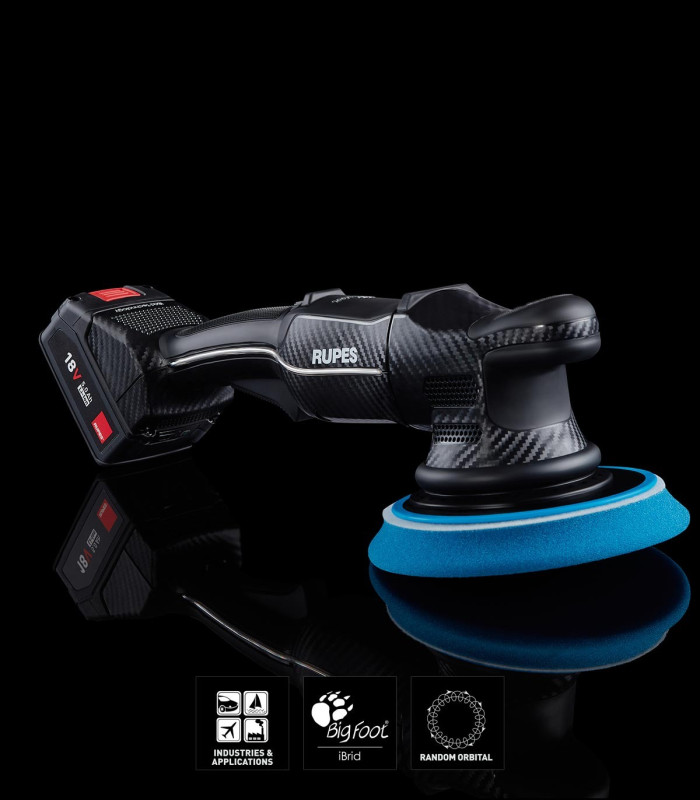 Rupes HLR21 iBrid Akkus Polírozógép (BAS szett)