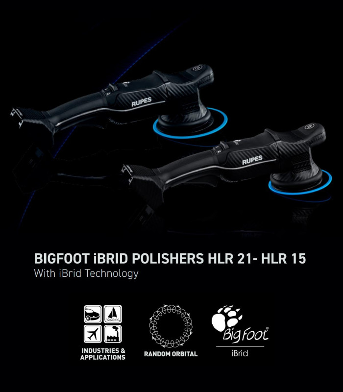 Rupes HLR21 iBrid Akkus Polírozógép (BAS szett)