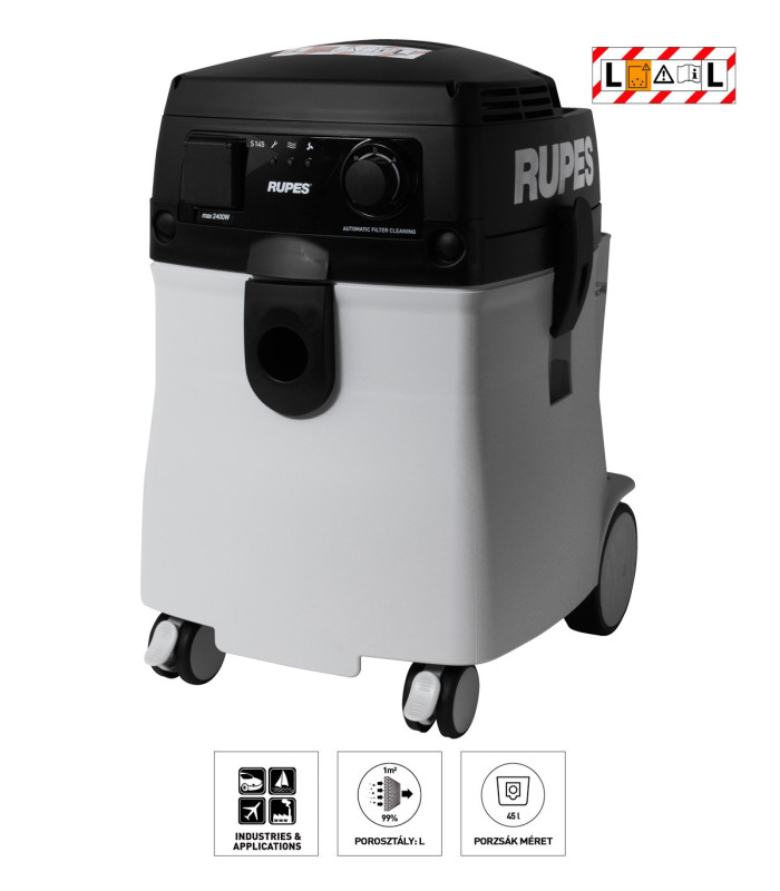 Rupes S145L Automata Porszívó Csiszológéphez (1200W - 45l)