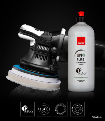 Rupes UNO Pure Univerzális Polírpaszta Fehér (Ultrafinom - 1000ml)