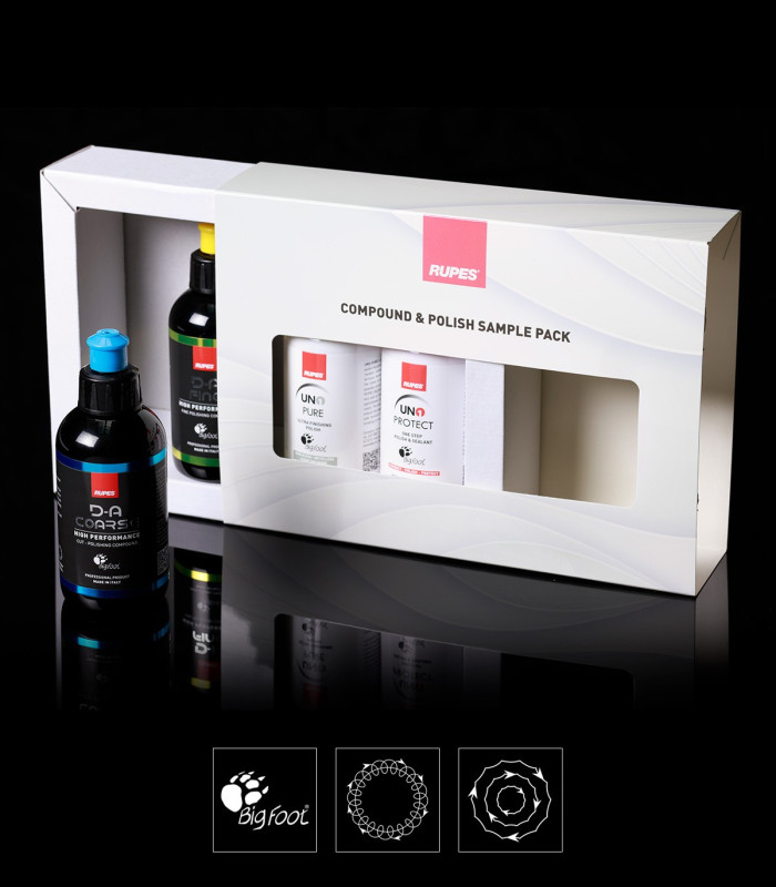 Rupes Sample Kit - Polírpaszta Csomag (Minta - 4x125ml)