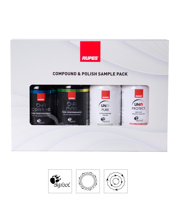 Rupes Sample Kit - Polírpaszta Csomag (Minta - 4x125ml)