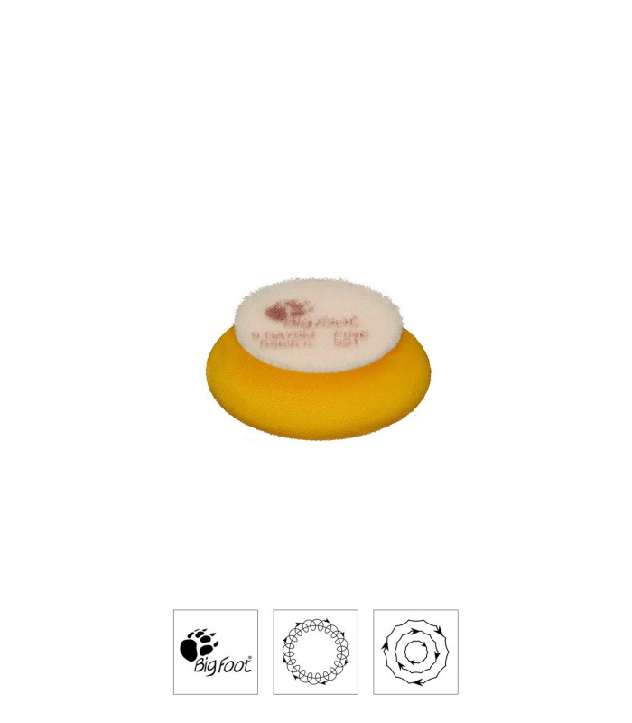 Rupes 9.DA70M DA FINE Polírszivacs - Sárga (Ø70mm - Közepes)