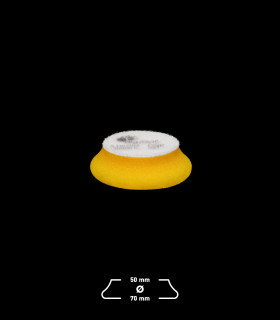 Rupes 9.DA70M DA FINE Polírszivacs - Sárga (Ø70mm - Közepes)