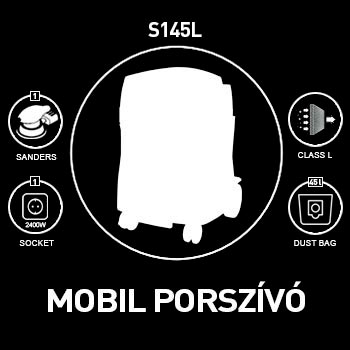 Porszívó csiszológéphez